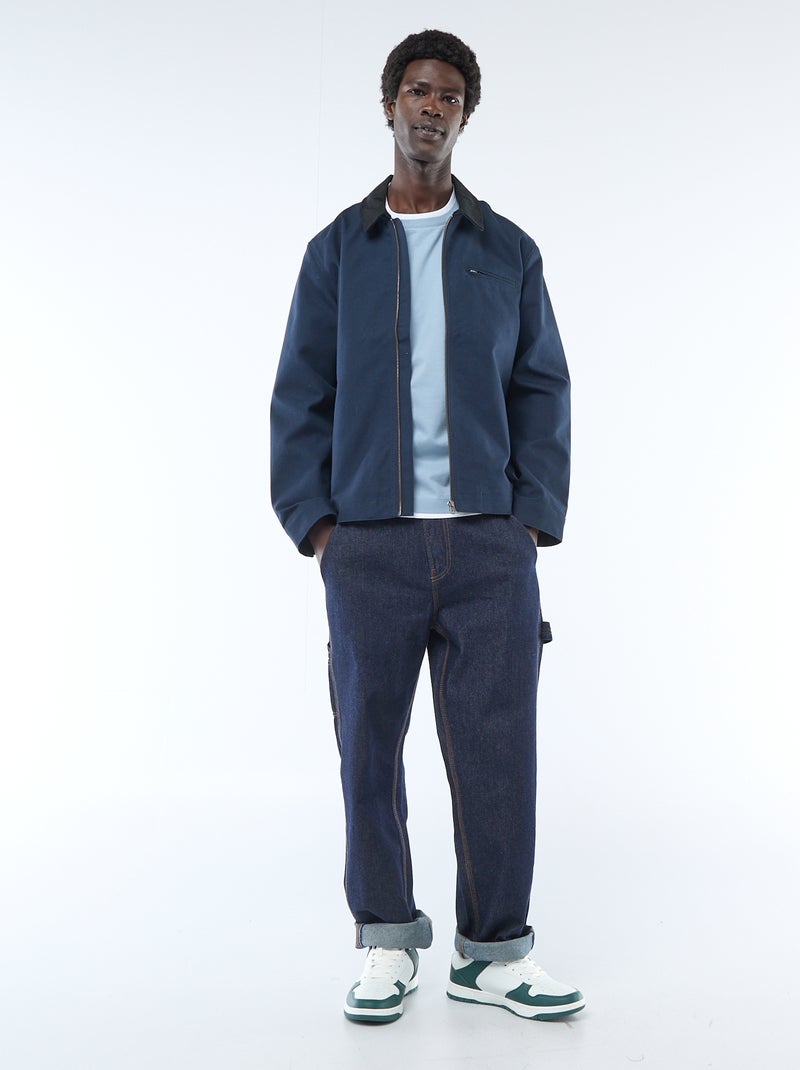 Werkjass in workwearstijl Blauw - Kiabi