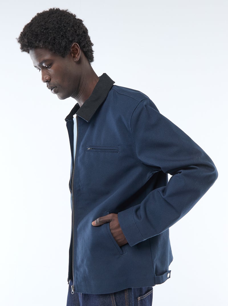 Werkjass in workwearstijl Blauw - Kiabi