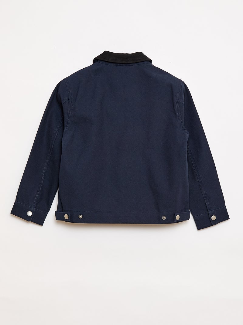 Werkkledingjas met rits Blauw - Kiabi