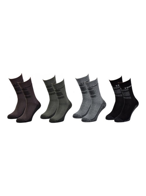 Werkzokken TRACTO Pro Kwaliteit - Set van 4 - Kiabi Werkzokken TRACTO Pro Kwaliteit - Set van 4 - Kiabi