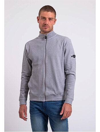 WESTUNION sweatshirt met hoge hals en ritssluiting
