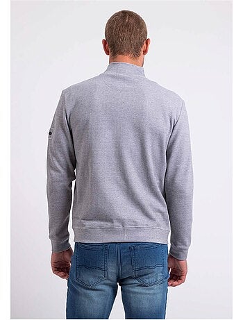 WESTUNION sweatshirt met hoge hals en ritssluiting