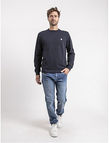 Widalgo sweatshirt met ronde hals van puur katoen