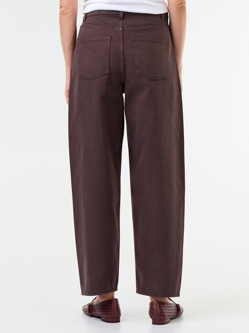 Wide fit jeans met decoratieve studs - Kiabi