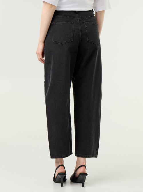 Wide fit jeans met decoratieve studs - Kiabi