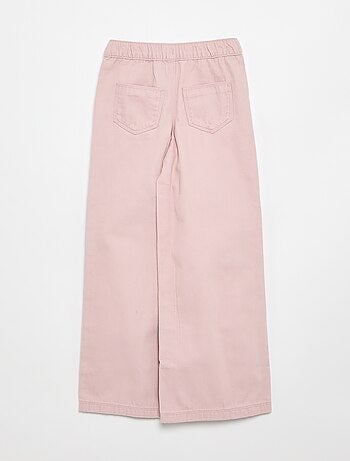 Wide leg-broek - aansluitende pasvorm