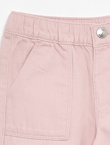 Wide leg-broek - aansluitende pasvorm