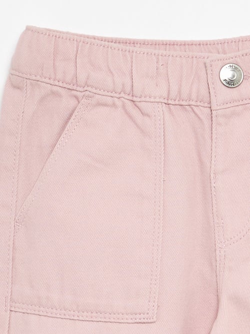 Wide leg-broek - aansluitende pasvorm - Kiabi