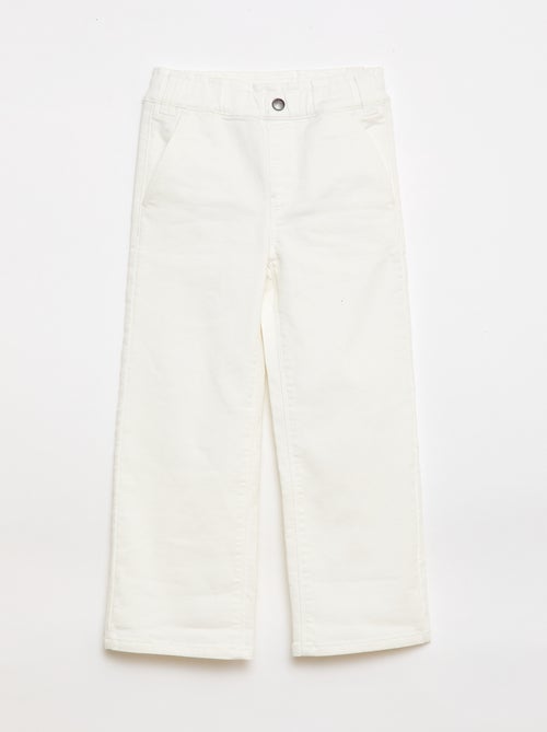Wide leg-broek - collectie gemakkelijk aan te trekken - Kiabi