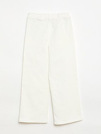 Wide leg-broek - collectie gemakkelijk aan te trekken