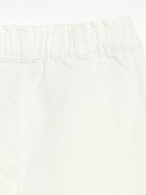 Wide leg-broek - collectie gemakkelijk aan te trekken - Kiabi