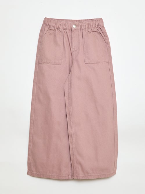 Wide leg broek - Comfortabelere pasvorm - Kiabi