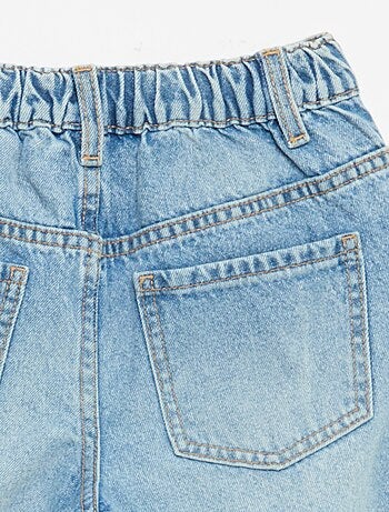 Wide leg-broek met borduurwerk