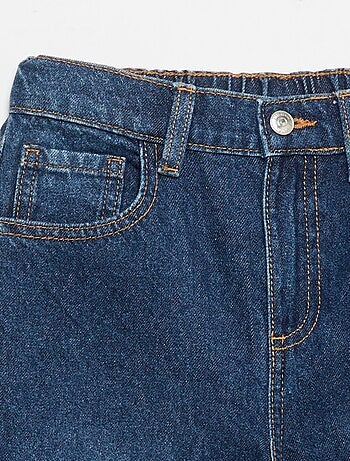 Wide leg-broek met borduurwerk