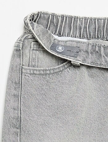 Wide leg-broek met borduurwerk