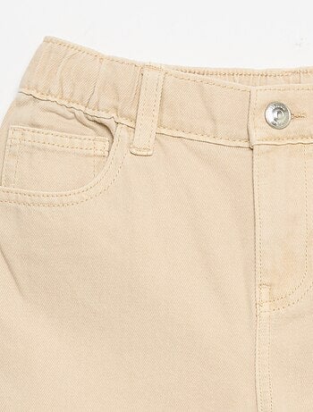Wide leg-broek met verstelbare taille