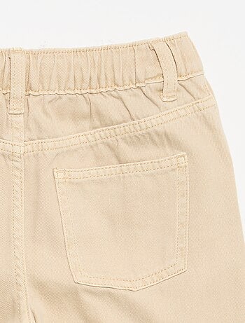 Wide leg-broek met verstelbare taille