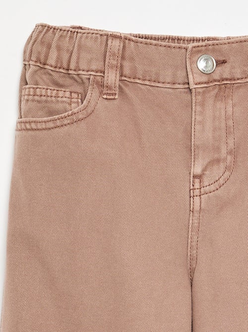 Wide leg-broek met verstelbare taille - Kiabi
