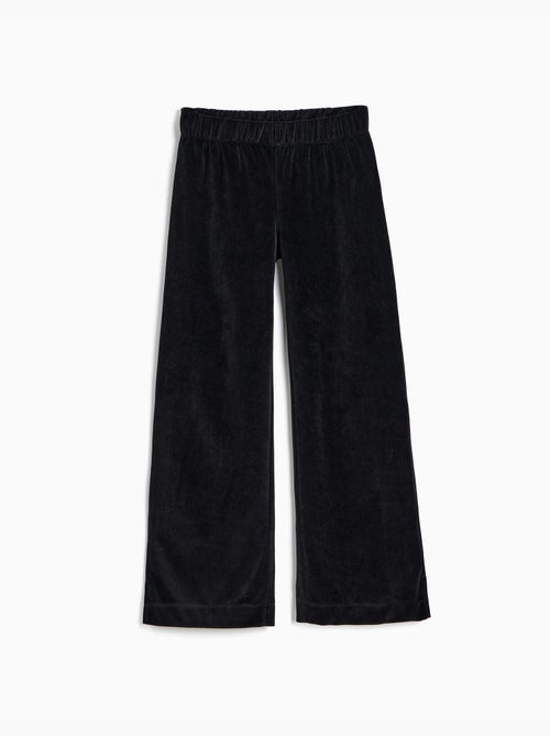 Wide leg-broek van fluweel, mo fashion - Kiabi Wide leg-broek van fluweel, mo fashion - Kiabi