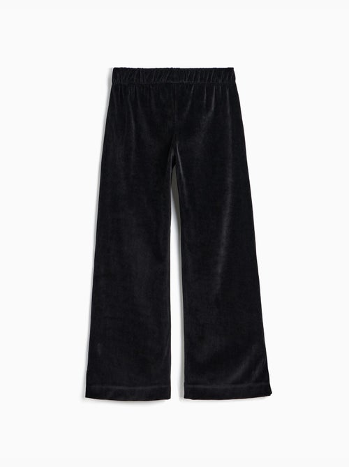 Wide leg-broek van fluweel, mo fashion - Kiabi Wide leg-broek van fluweel, mo fashion - Kiabi
