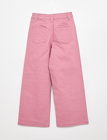 Wide leg broek zonder zakken aan de voorkant