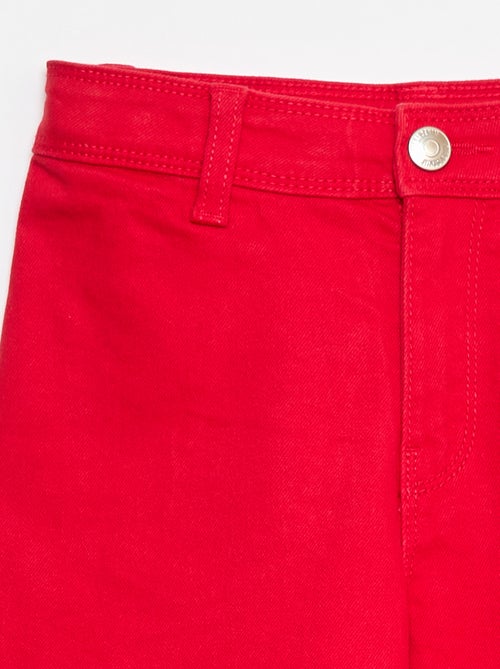 Wide leg broek zonder zakken vooraan - Kiabi