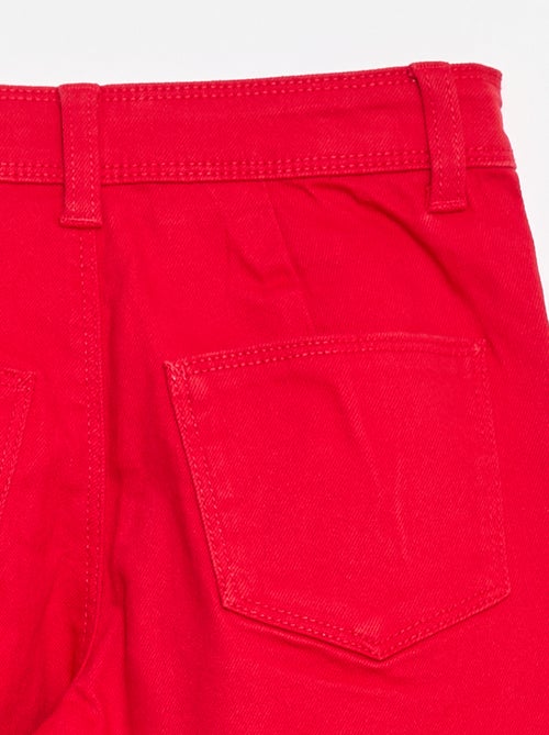 Wide leg broek zonder zakken vooraan - Kiabi