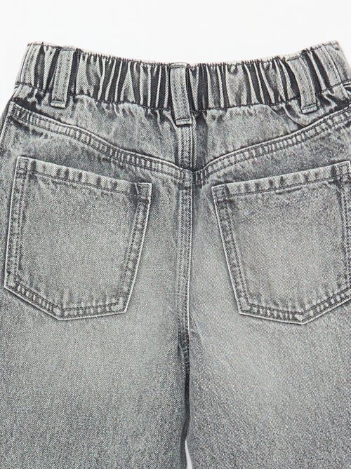 Wide leg fit broek / broek met wijde pijpen in 2 kleuren - Kiabi