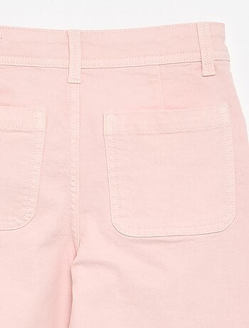Wide leg fit broek