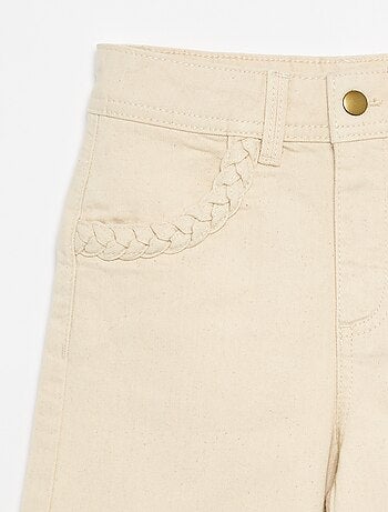 Wide leg fit broek
