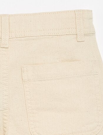 Wide leg fit broek