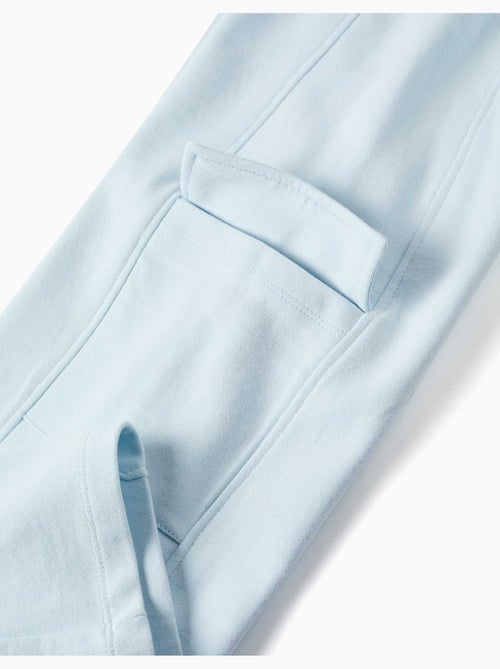 Wide leg fleece broek met cargo zakken - Kiabi Wide leg fleece broek met cargo zakken - Kiabi