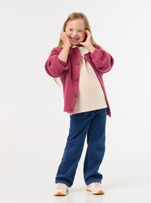 Wide leg-jeans - gemakkelijk aan te trekken collectie - Kiabi