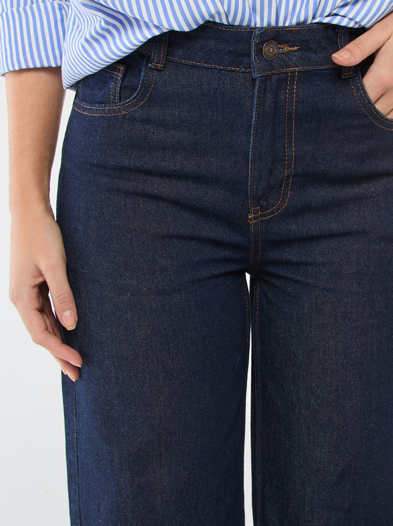 Wide leg jeans Blauw - Kiabi