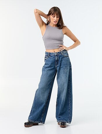 Wide leg-jeans
