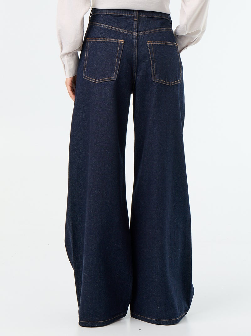 Wide leg-jeans Blauw - Kiabi