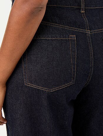 Wide leg-jeans met 5 zakken