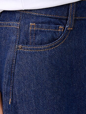 Wide leg-jeans met fantasievolle strikken aan de zoom