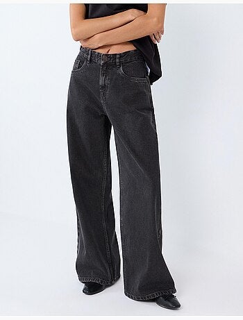 'wide leg' jeans, mo fashion