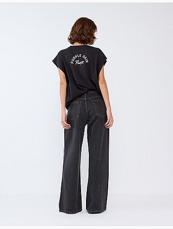 'wide leg' jeans, mo fashion