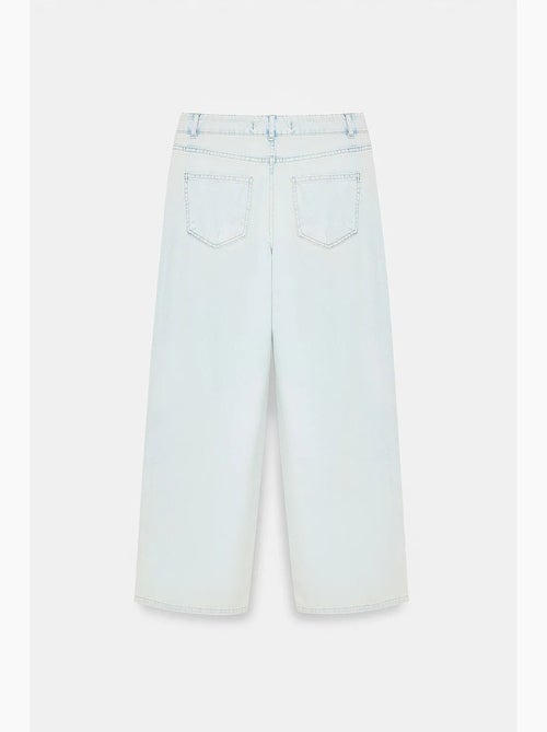 Wide-leg jeans van katoen-denim met lage taille dilvin - Kiabi Wide-leg jeans van katoen-denim met lage taille dilvin - Kiabi