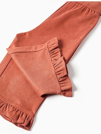 Wide leg tuinbroek met ruches