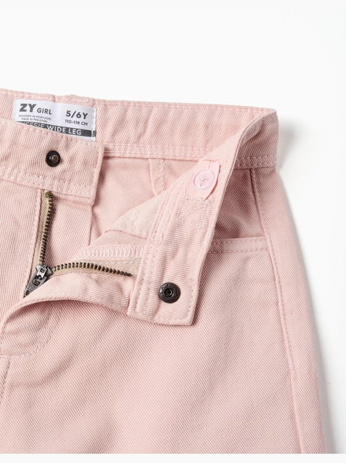 Wide leg twill broek met cargozakken - Kiabi Wide leg twill broek met cargozakken - Kiabi