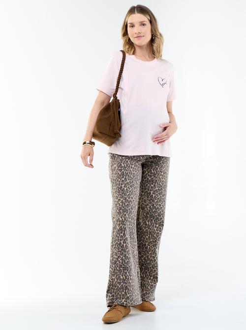 Wide leg-zwangerschapsbroek - Kiabi