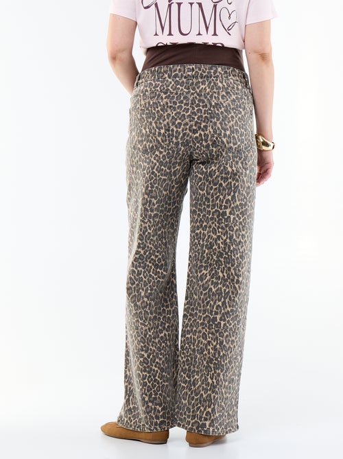 Wide leg-zwangerschapsbroek - Kiabi