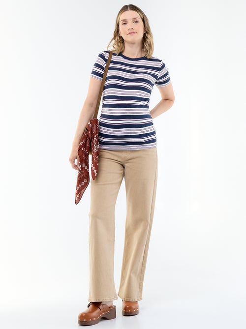 Wide leg-zwangerschapsbroek - Kiabi