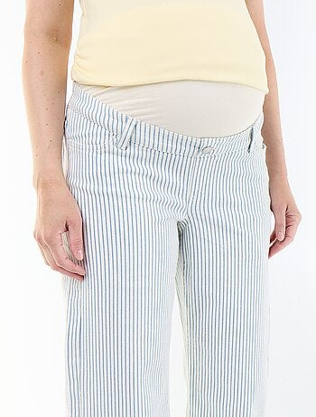 Wide leg-zwangerschapsbroek