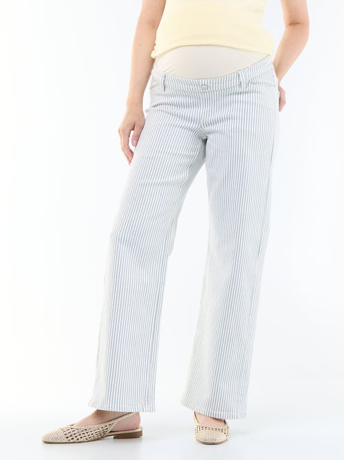 Wide leg-zwangerschapsbroek - Kiabi Wide leg-zwangerschapsbroek - Kiabi