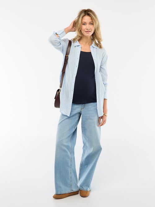 Wide leg zwangerschapsjeans - Kiabi