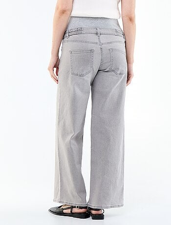 Wide leg zwangerschapsjeans